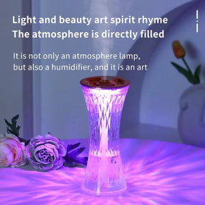 "Hot Replica Glass Design Touch Ambient Light Air Humidifier Night Light