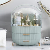 Luxury Portable Cosmetic Organizer Box with Lid & Drawers | With Free Bear Gift