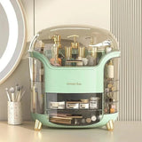 Elegant Multi-Layer Cosmetic Organizer with Lid & Drawers | With Free Bear Gift
