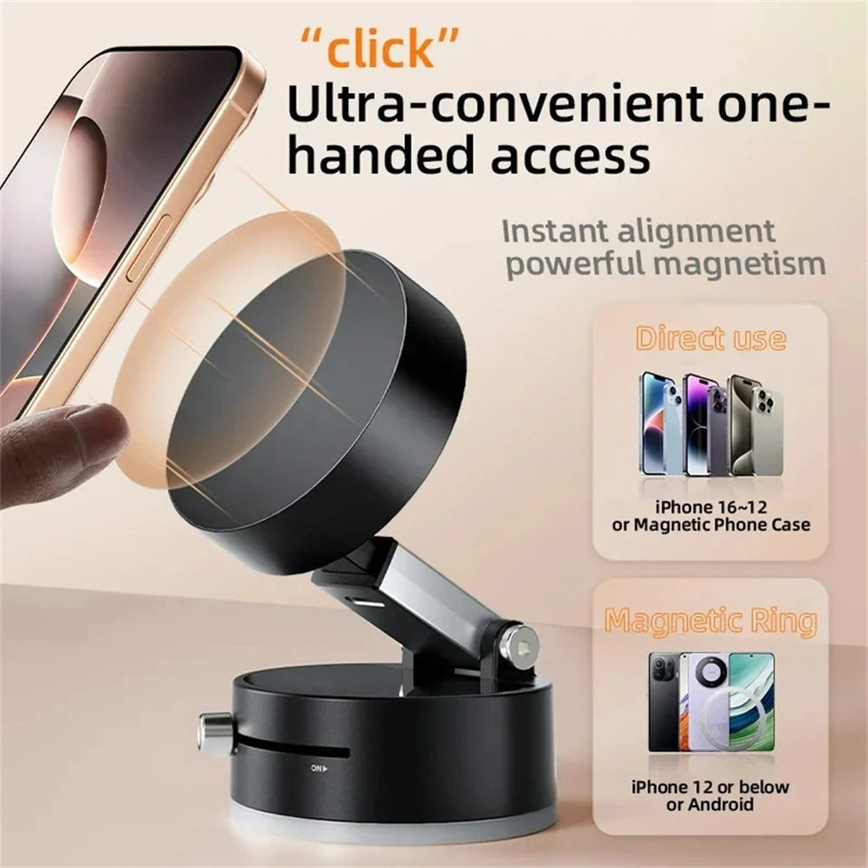 Vaccum Magnetic Vlogging  Mobile Holder Iphone & Android