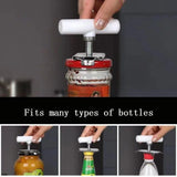 Heavy-Duty Stainless Steel Jar Opener, Lid Remover Tool